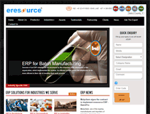 Tablet Screenshot of eresourceerp.com
